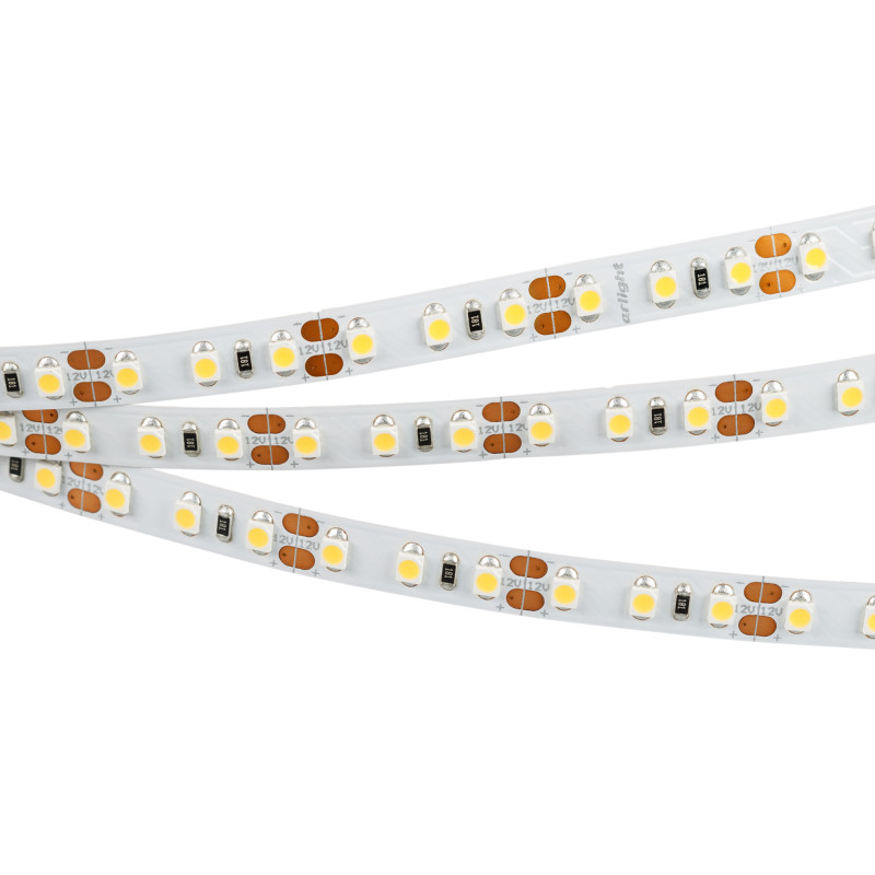Лента RT 2-5000 12V White6000 2x (3528, 600 LED, LUX) (Arlight, 9.6 Вт/м, IP20) 012334(B). Цена указана за 5 метров. Продается кратно 5 метрам.