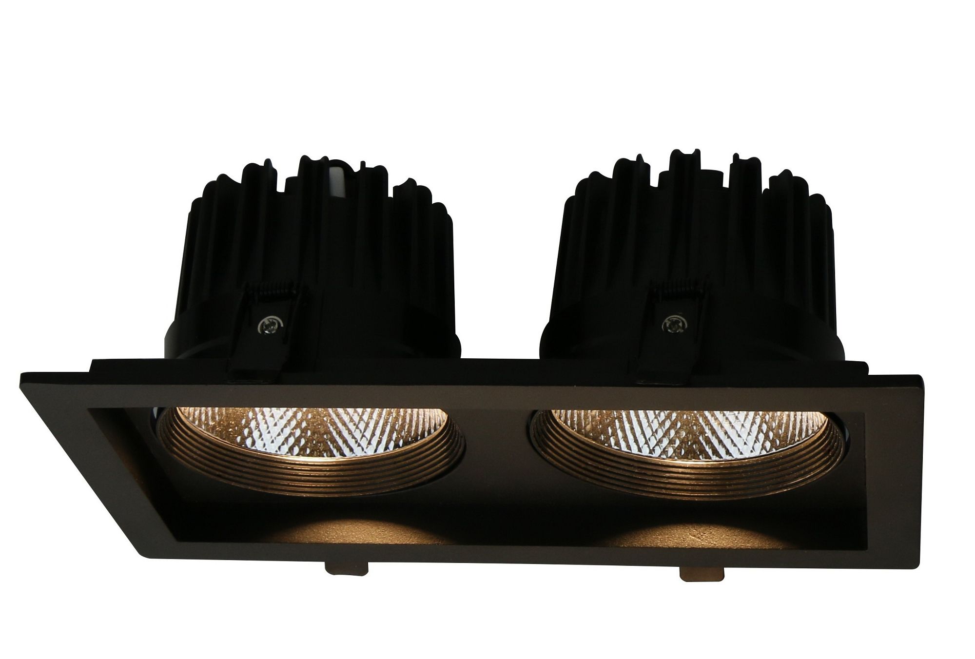 Встраиваемый стандартный светильник Arte Lamp A7018PL-2BK, черный