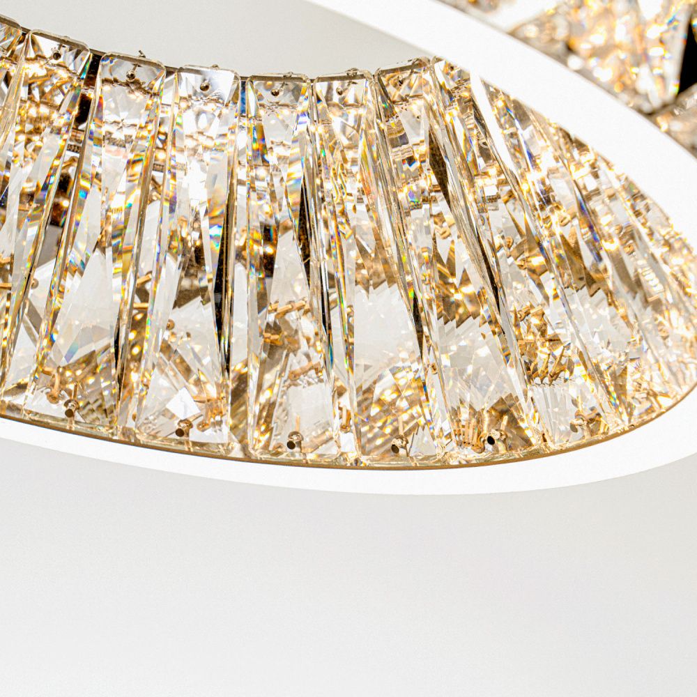 Люстра *40*10 см, LED*39W, 3000-6000K, Modelux  ML.335.400 CR, Хром