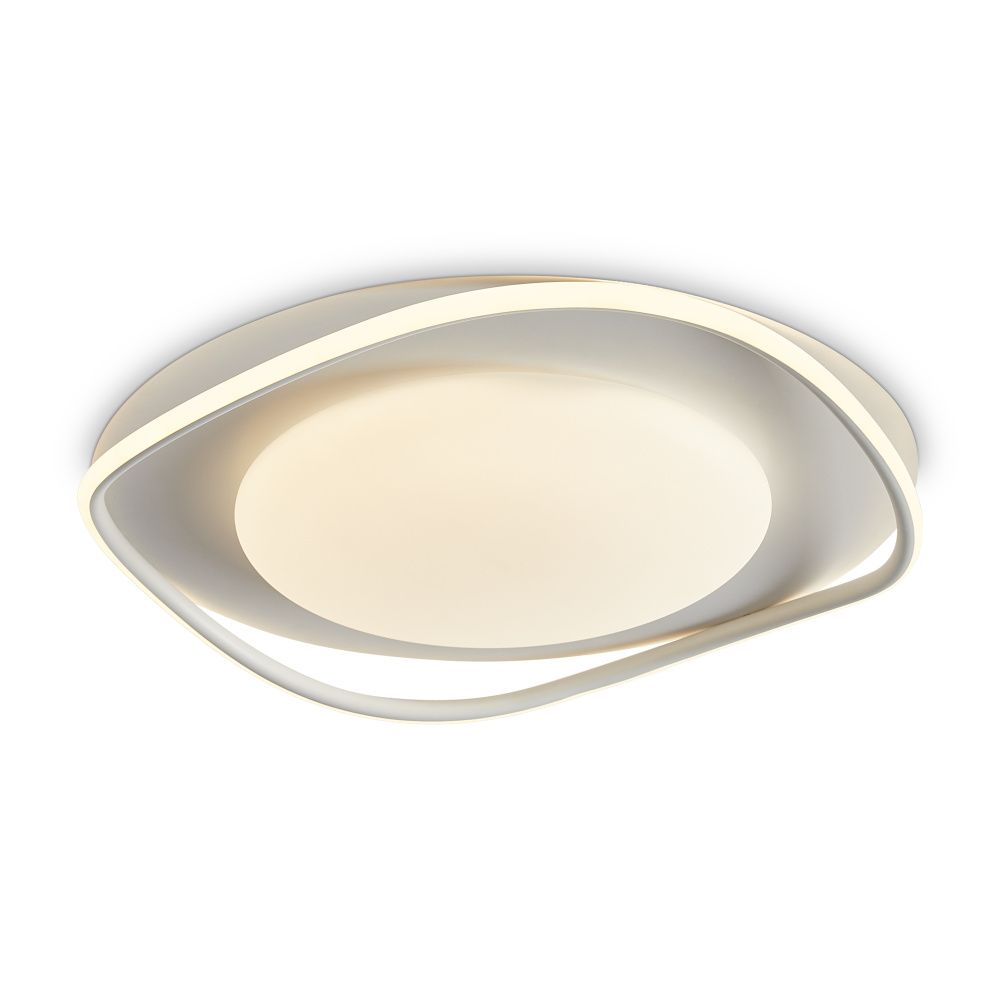 Светильник 50*50*-7,5 см, *LED*96W, Freya Мальта / Malta FR6203CL-L96W, Белый