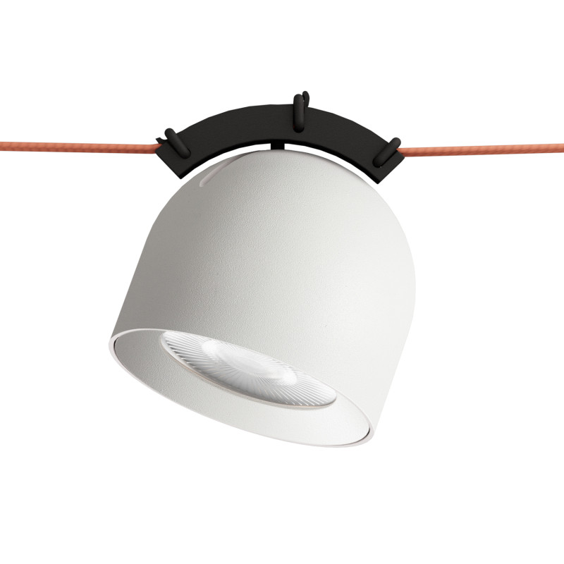 Светильник на шине 10*10,7 см, LED * 12W, 4000K, Denkirs Belty Spot DK5540-WH+BK, черный