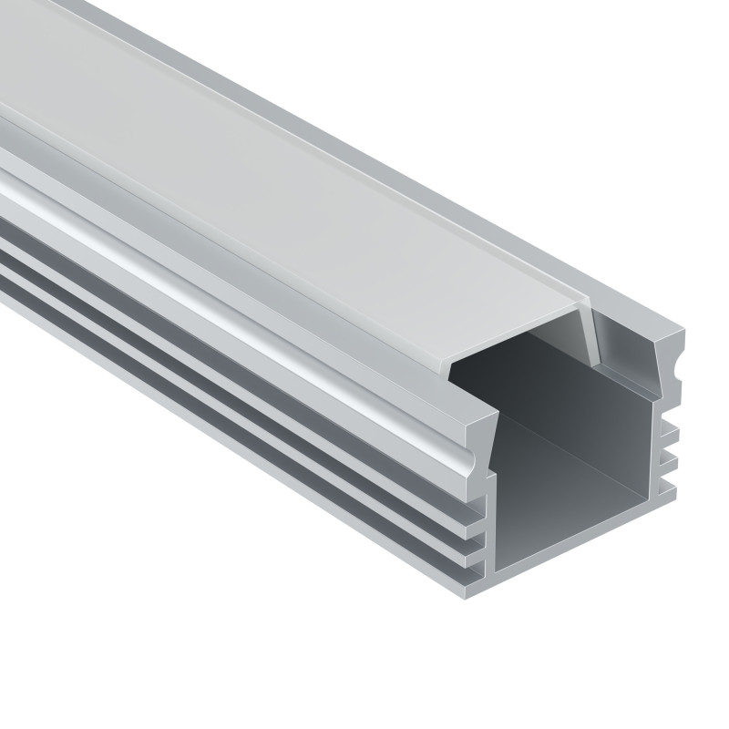 Алюминиевый профиль накладной 2000*16*12 мм Maytoni Technical Led Strip ALM005S-2M Серебро, цена за штуку