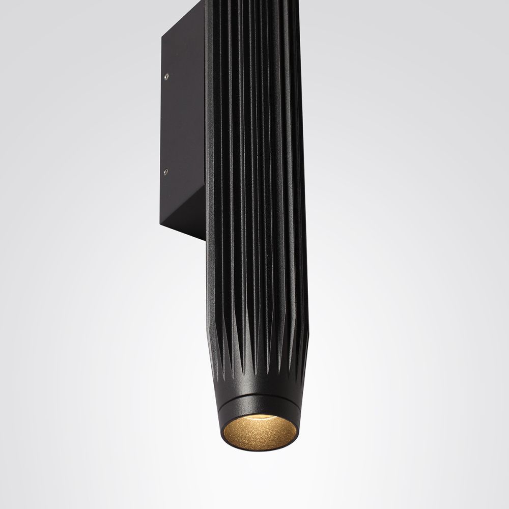 Настенный светильник 40 см, 6W, 3000K, Odeon Light 7141/6WLA, черный