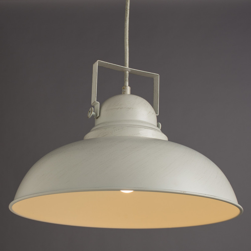 Подвесной светильник Arte Lamp A5213SP-1WG Martin бело-золотой Loft