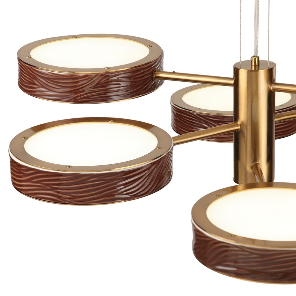 Светильник 76 см,99W, 2000-4000K, Odeon Light 5450/99LB, бронза