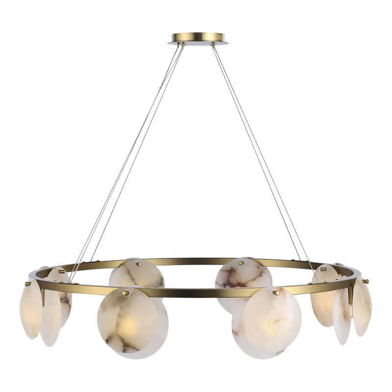 Светильник  подвесной CLAM 8*G9*5W 4000K ST LUCE SL1520.303.08 латунь