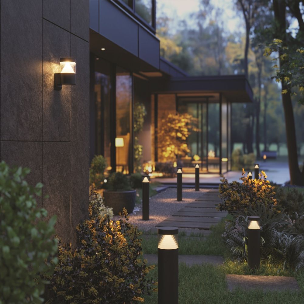 Настенный светильник 24 см, 20W, 3000K, Odeon Light 7140/20WL, черный