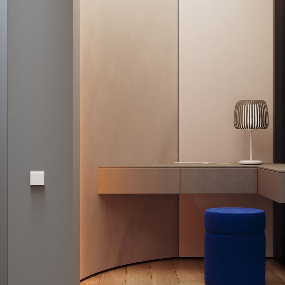 Накладка для выключателя карточного, S70, хлопок Voltum VLS002613