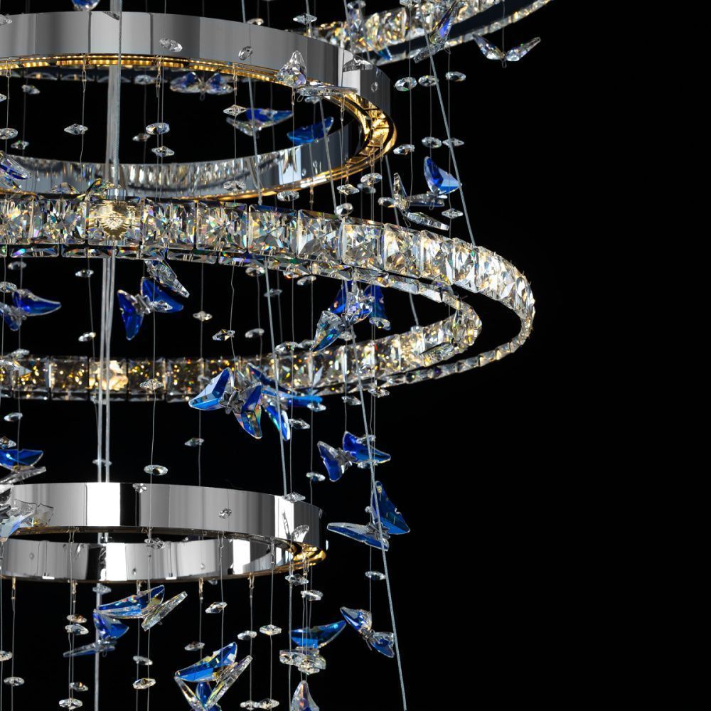 Светильник 80 см, 180W, 3000-5500K, Citilux ETERA CL322090 LED, хром