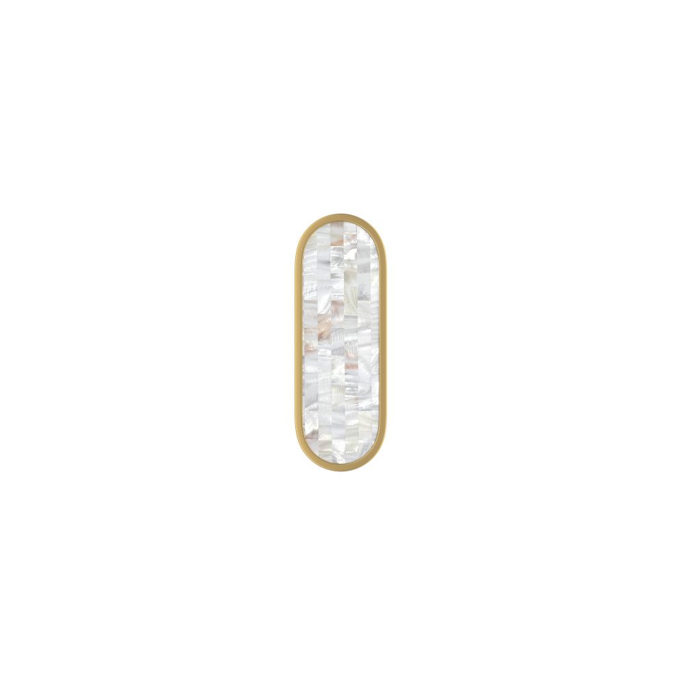 Бра 4,4*10,7*-30 см, *LED*15W, 2700-4000K, Maytoni Perlamour MOD429WL-L15BSK, Латунь