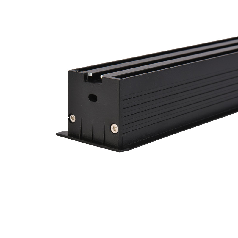 Потолочный светильник Favourite Roshni 3083-10C, L544*W42*H50, врезной прожекторный светильник, каркас черного цвета, возможность составления комбинации из нескольких светильников