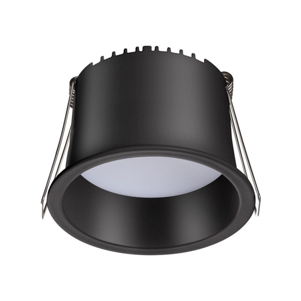 Светодиодный светильник 9 см, 9W, 4000K, Novotech Tran 358900, черный