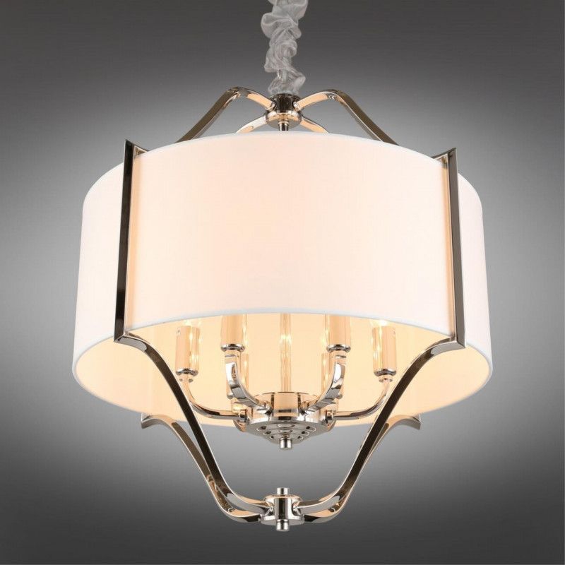 Подвесная люстра 55*80-150 см, 6*E14, 40W, Aployt Kamila APL.727.06.06, хром