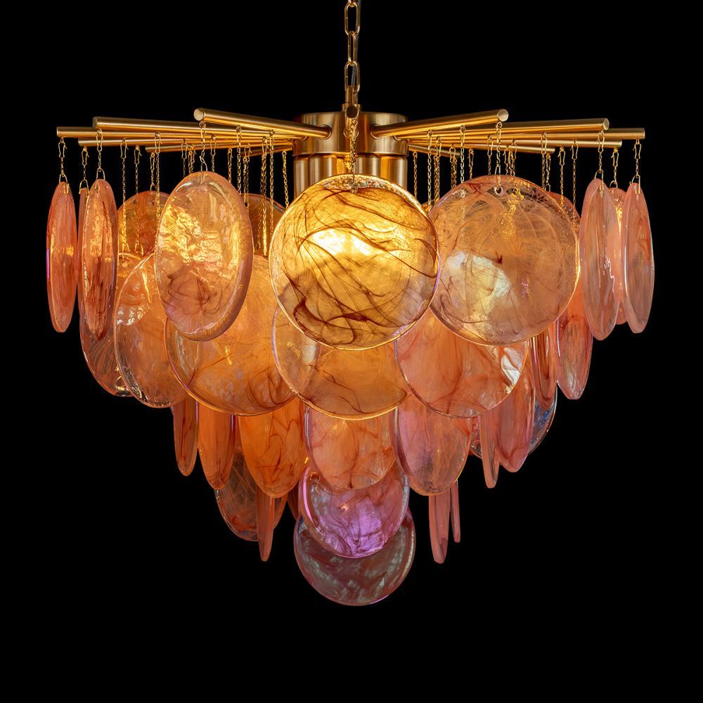 Подвесная люстра 60 см, LOFT IT Lolly 10492/600 Pink, золото
