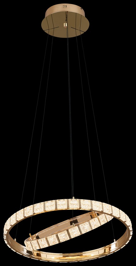 Светильник подвесной Wertmark Vera WE458.02.323, 82*82 см, золото
