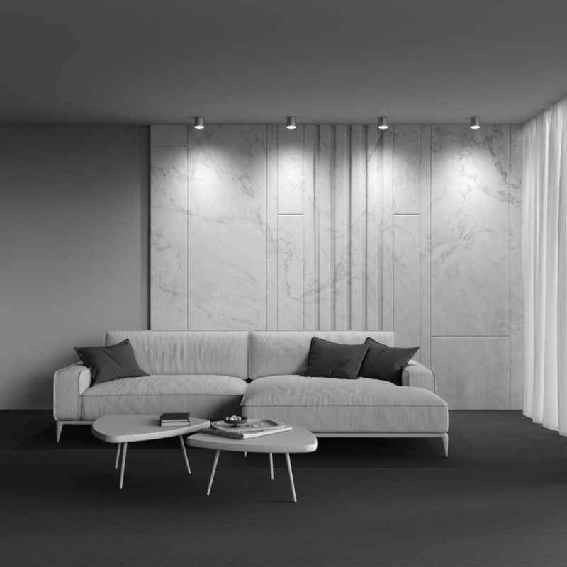 Потолочный светильник 8,2*8,5 см, 1 GX53*15W Polar C088CL-GX53-S Maytoni Ceiling & Wall, Серебро