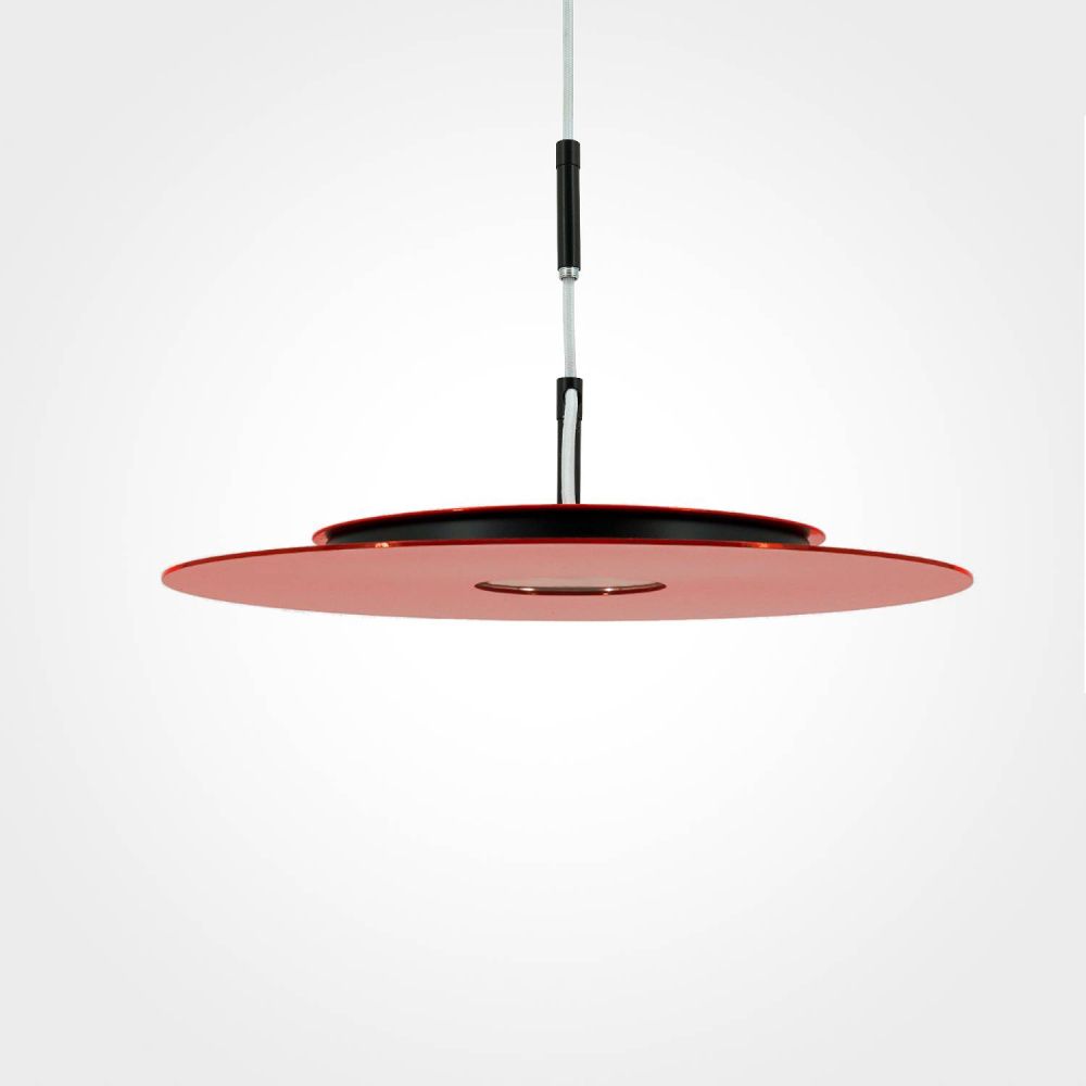 Светильник подвесной *20-180 см, 1*LED*12W, 3000K, Lightera Bamako LE143L-35R, Черный