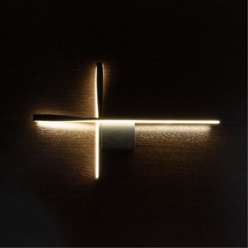Бра 56*5*36 см, 1 LED*18W, 4000 К, Arte Lamp Acrux A2217AP-2BK,