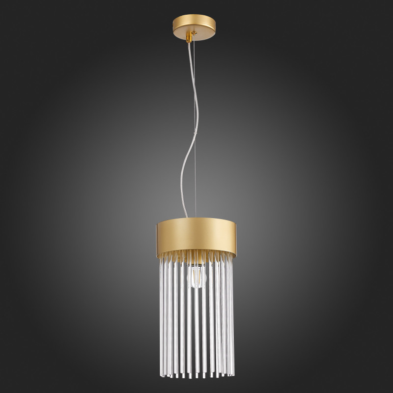 Светильник подвесной 18 см, 60W, ST LUCE CONTATTO SL1225.203.01 Золотистый