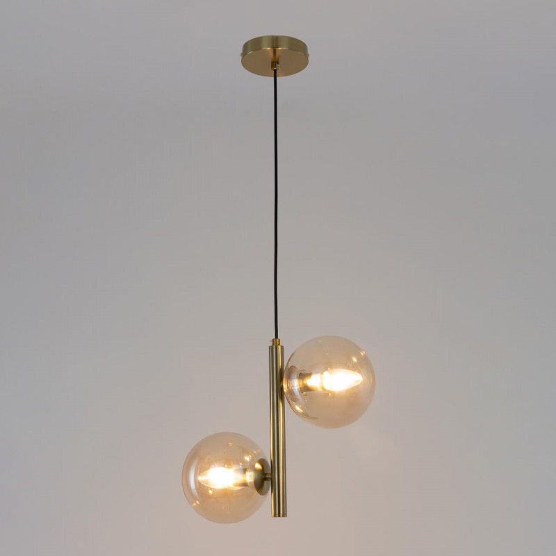 Светильник подвесной 35*16*150 см, 2*E14, Бронза Citilux Лорен CL146023