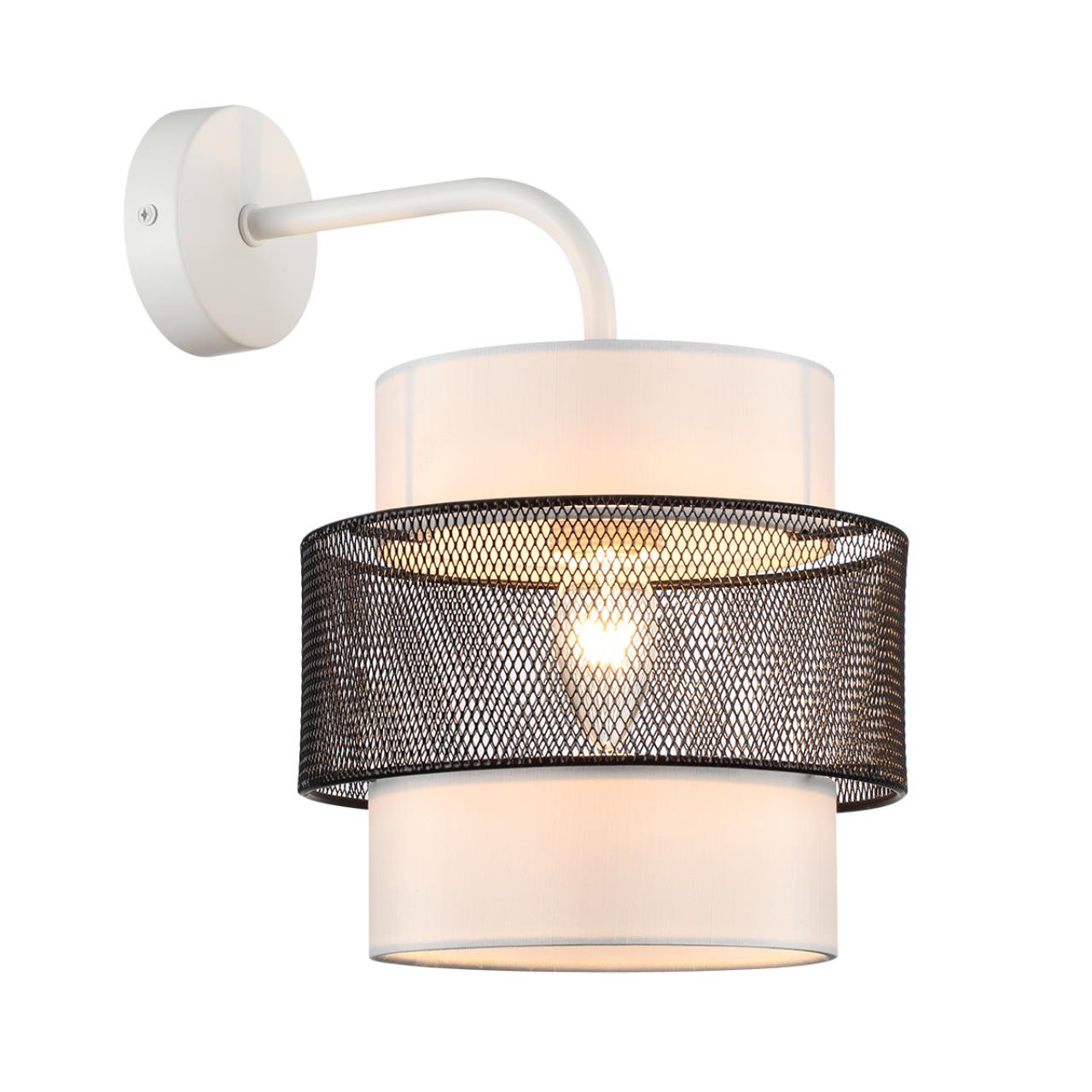 Бра 29*33 см, 1*E27 Lumion ANIMAISA 8002/1W черный, белый