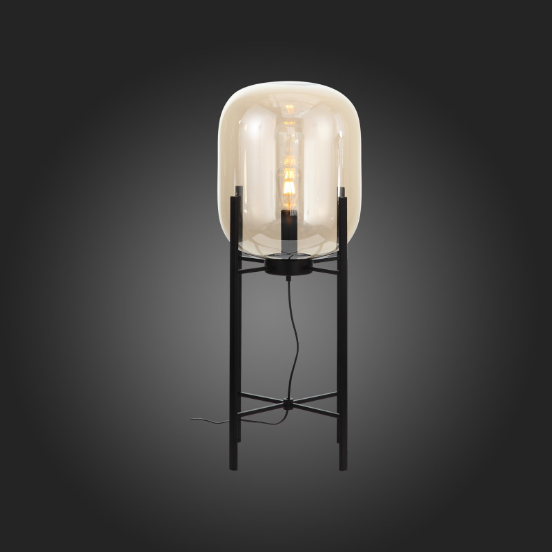 Торшер 1*E27*40W, St Luce Burasca SL1050.515.01, черный