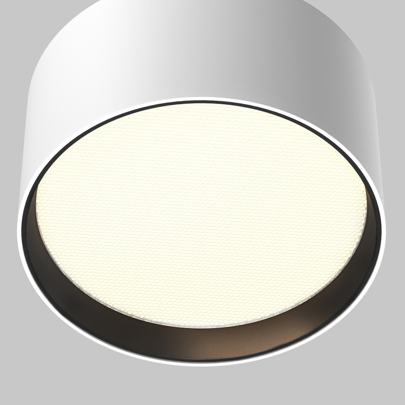 Потолочный светильник 12*6,4 см, LED 12W 3000K Maytoni Technical Ceiling Glare C091CL-12W3K-W белый