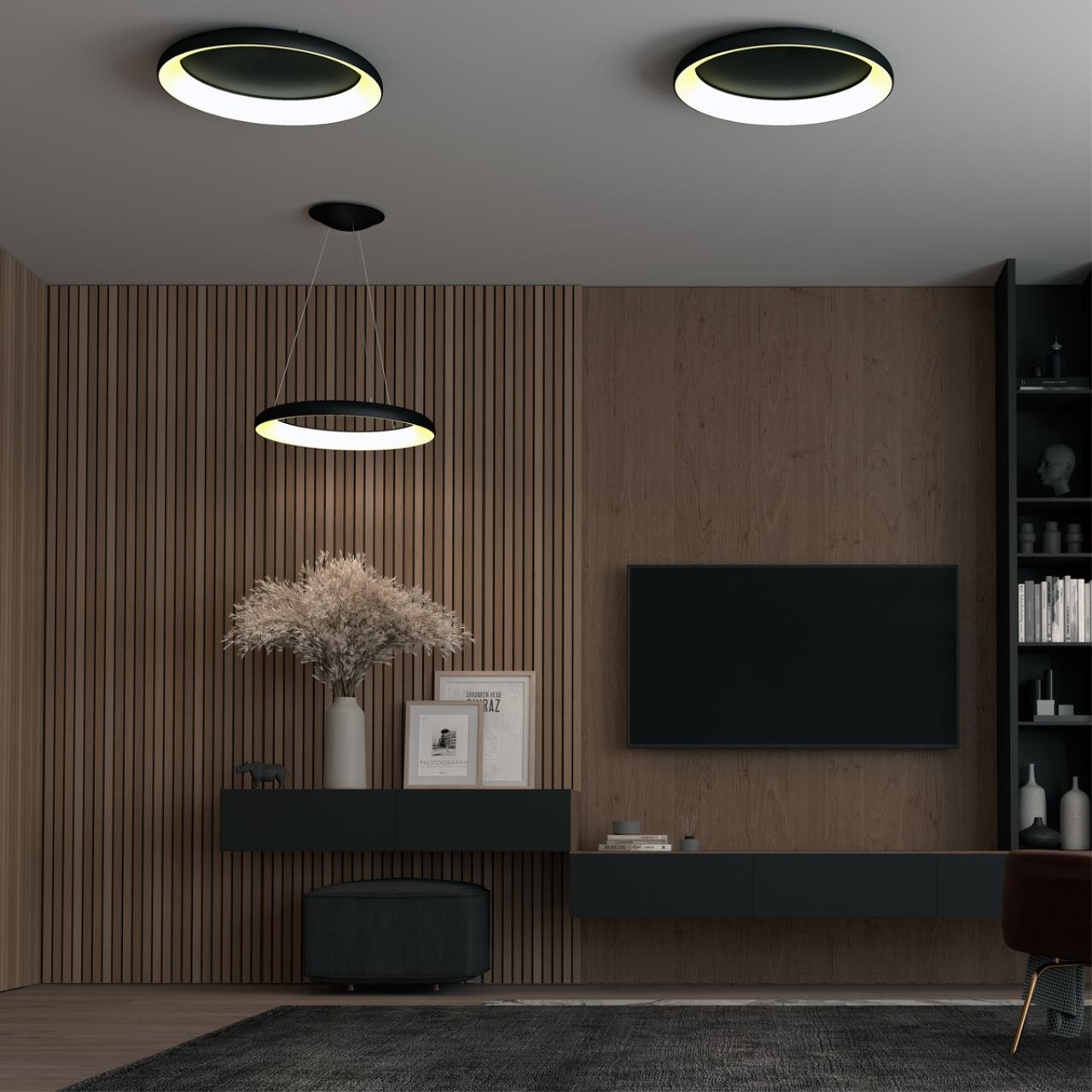 Светильник 60 см, 60W, 3000-6000K, Novotech 359025, черный