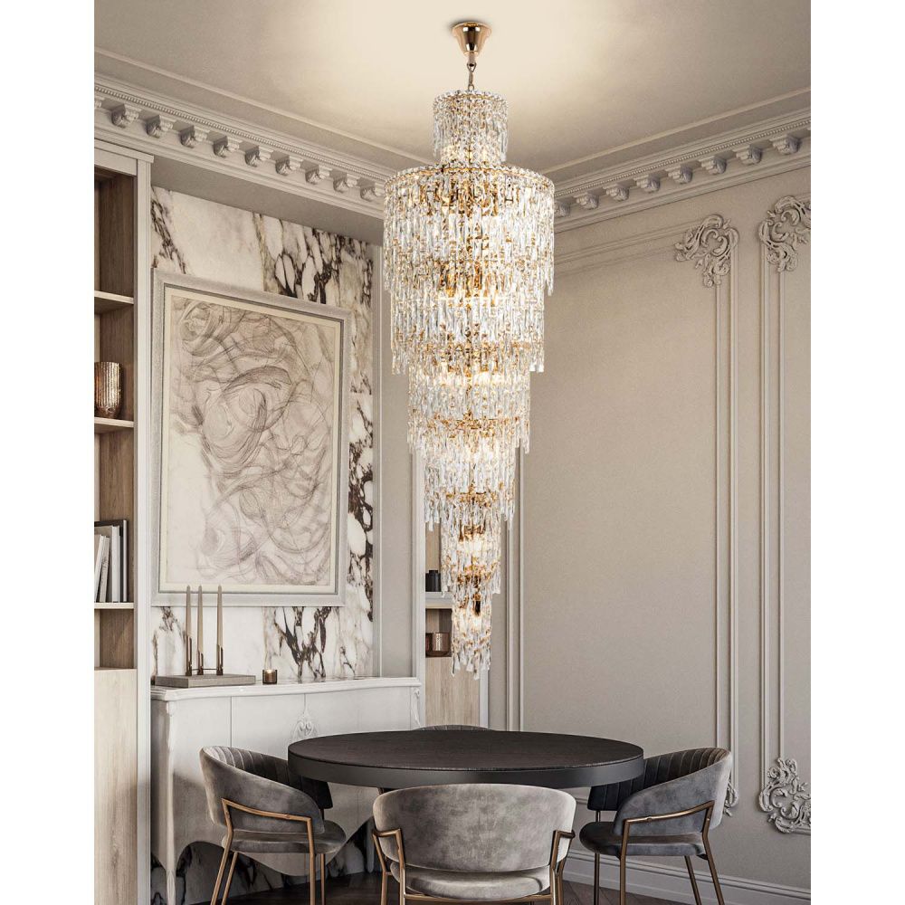 Люстра 60*200 см, 47*Е14*40W, Modelux  ML.977.47 GD, Золото