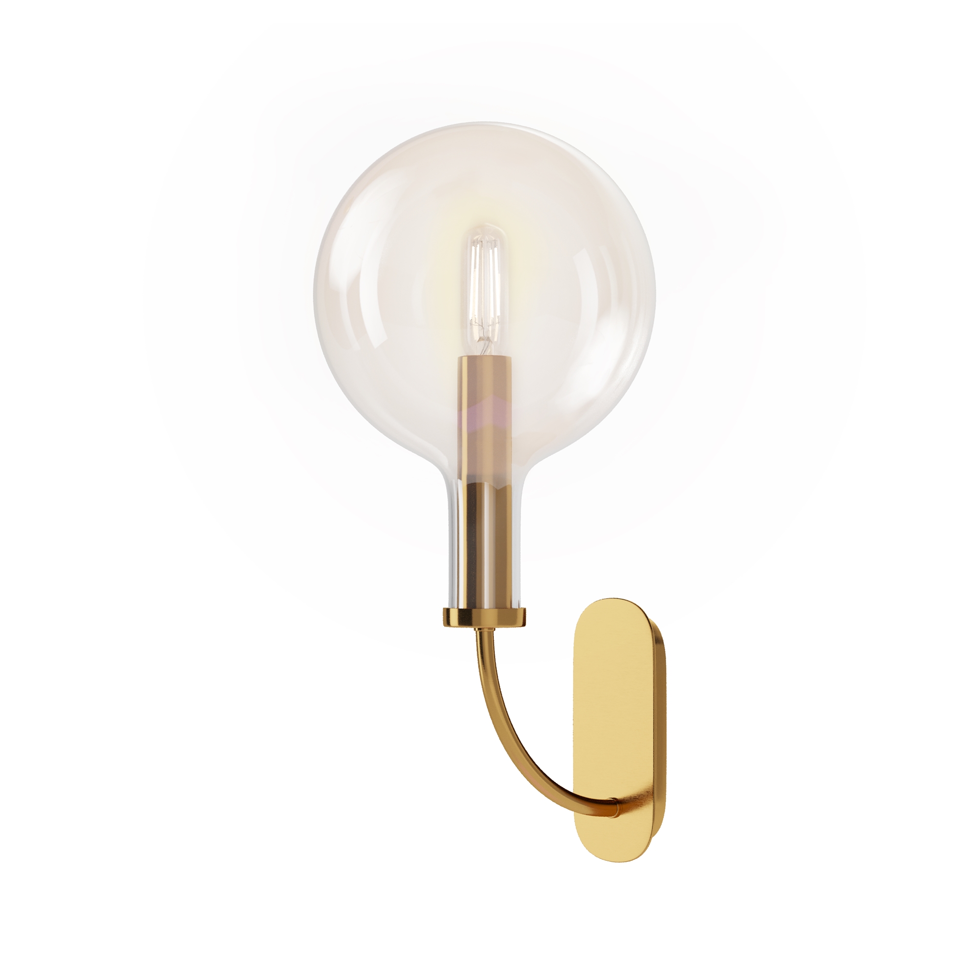 Бра 18*39,7 см, 1*E14, 40W Maytoni Status MOD333WL-01BS, Латунь