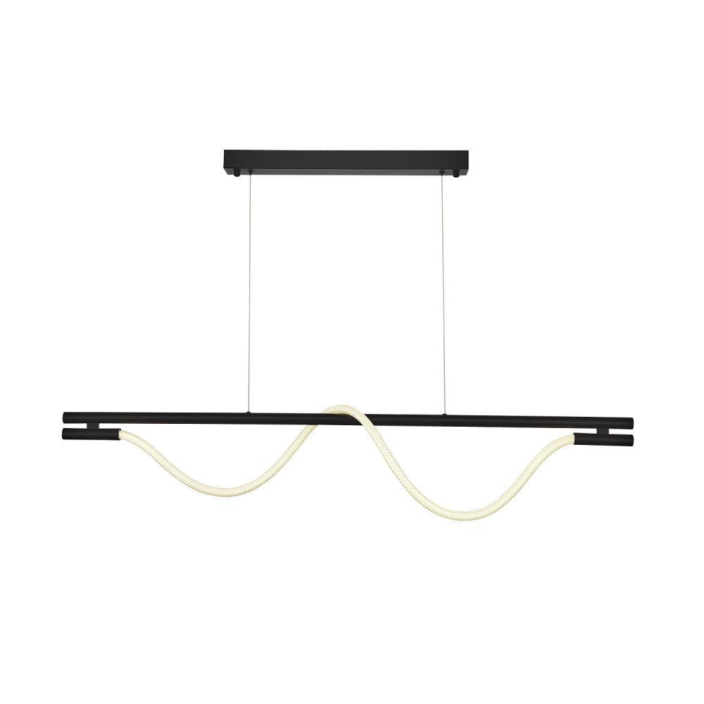 Люстра 120*23*120 см, 1*LED*22W, 3000K Gerhort G61358/1BK WT, Черный