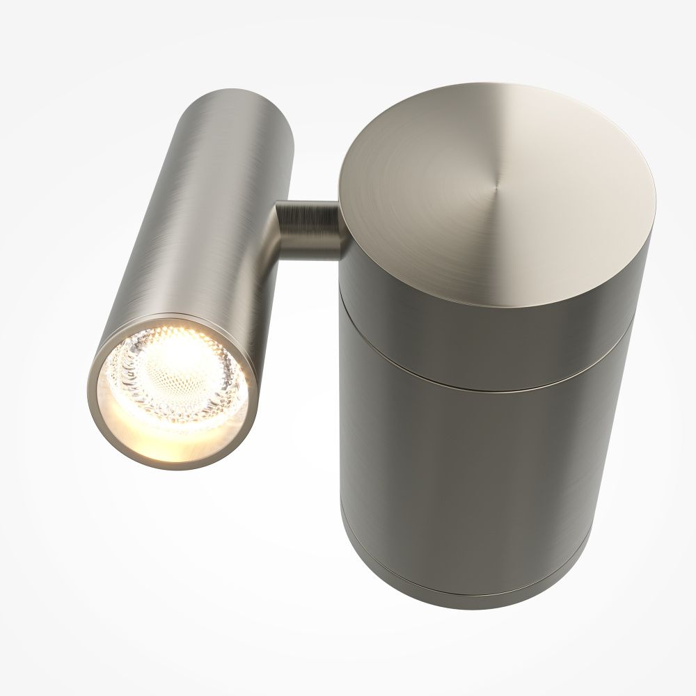 Бра 8,8*10,3*-12 см, *LED*3W, 3000K, Maytoni Utility MOD433WL-L3N3K1, Никель