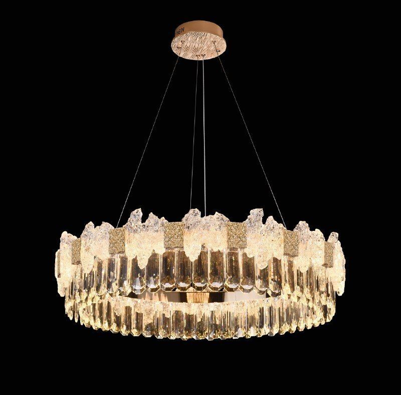 Люстра 9380-800, D800 / H200 LED, 140W, 3000K, Alva Donna, Золото шампань