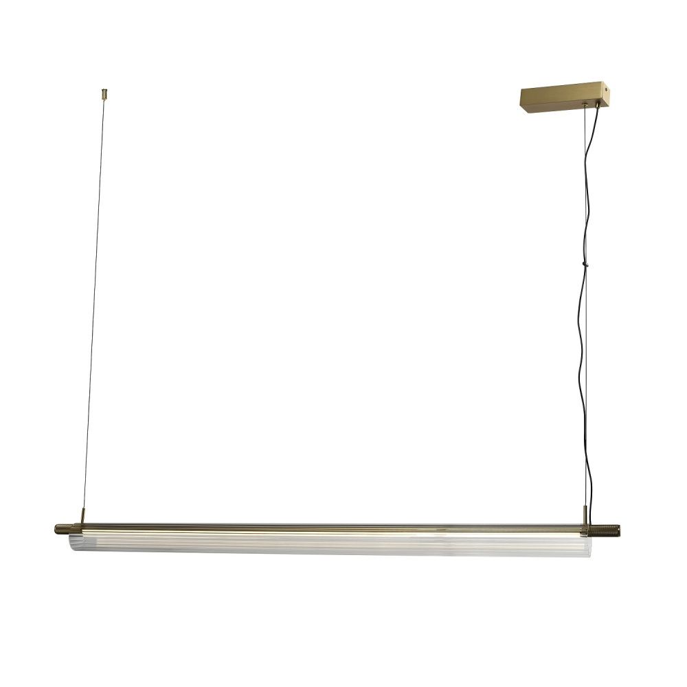 Люстра 133*7*120 см, 1*LED*25W, 4000K Gerhort G52136/1GD CL, Золото