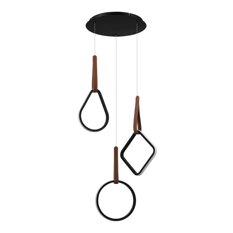 Светильник подвесной SHAPE 1*LED*36W 4000K ST LUCE SL6131.403.36 черный