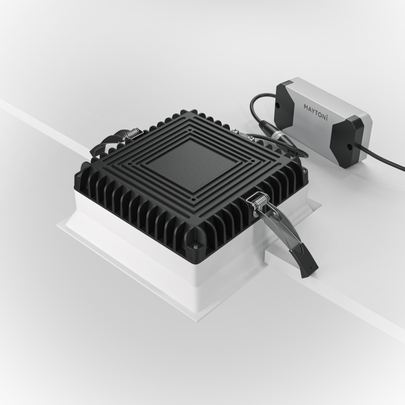 Встраиваемый светильник LED*18W*3000К  Maytoni Technical Okno, Белый DL056-18W3K-W
