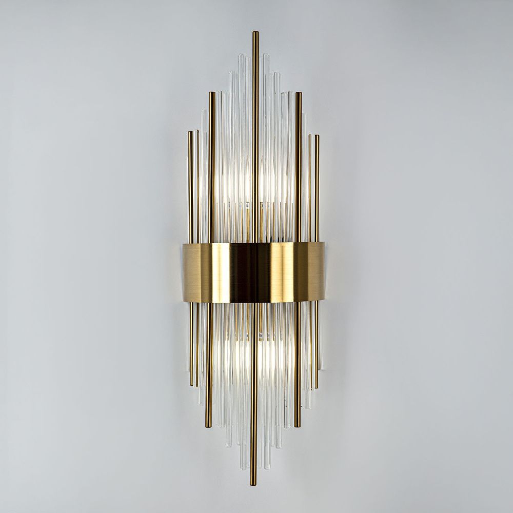 Бра 20*10*60 см, Е14 2x40W, Латунь MODELUX ML.501.02 BS