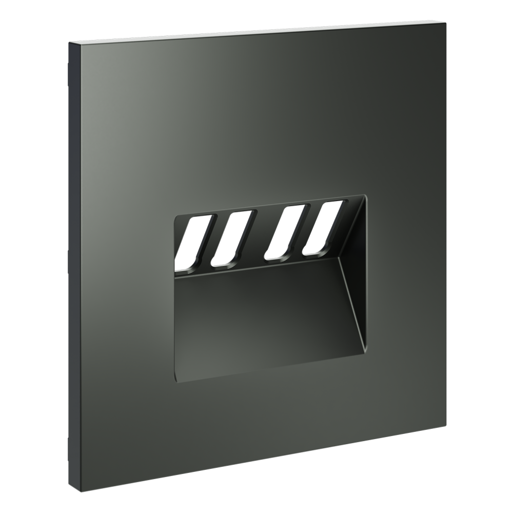 Накладка для розетки акустической 4-местной , титан Voltum S70 VLS001506, Пластик Soft touch