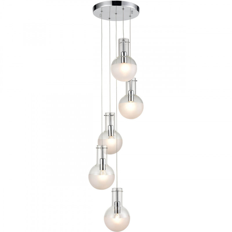 Подвесной светильник  25*120 см, 5*E14 хром Vele Luce Cesare VL1913P05