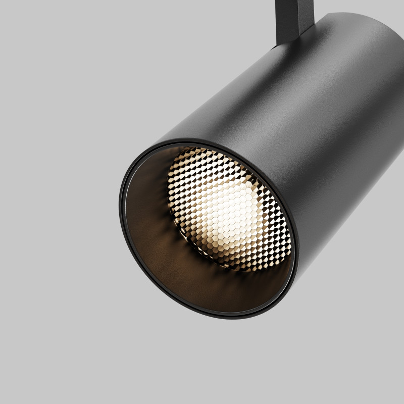 Трековый трехфазный светильник 7 см, 20W, 2700-5000K, Maytoni Focus Led TR197-3-20WCCT-M-B, черный