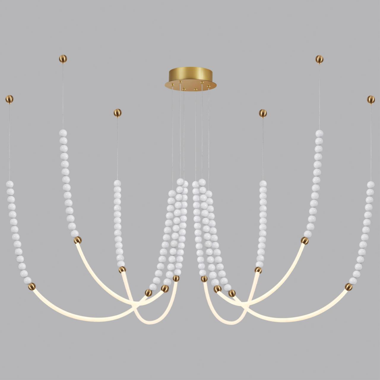 Люстра 120*150 см, 1 LED*70W, 3000 К, Odeon Light Monella, античная бронза 6639/70L