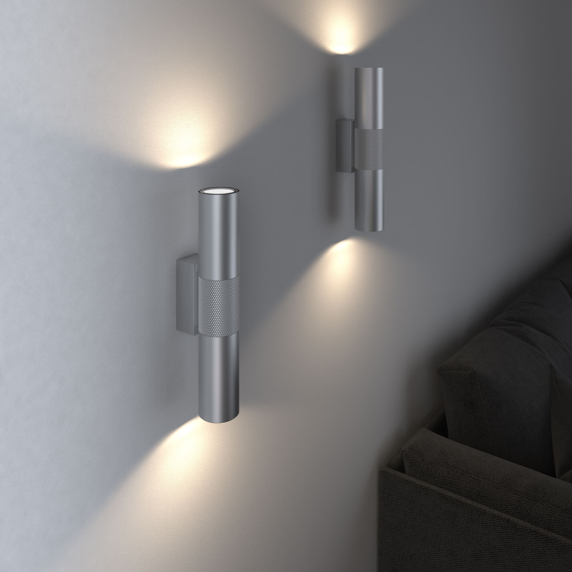 Светильник настенный светодиодный Steel 40119/LED серебро Elektrostandard