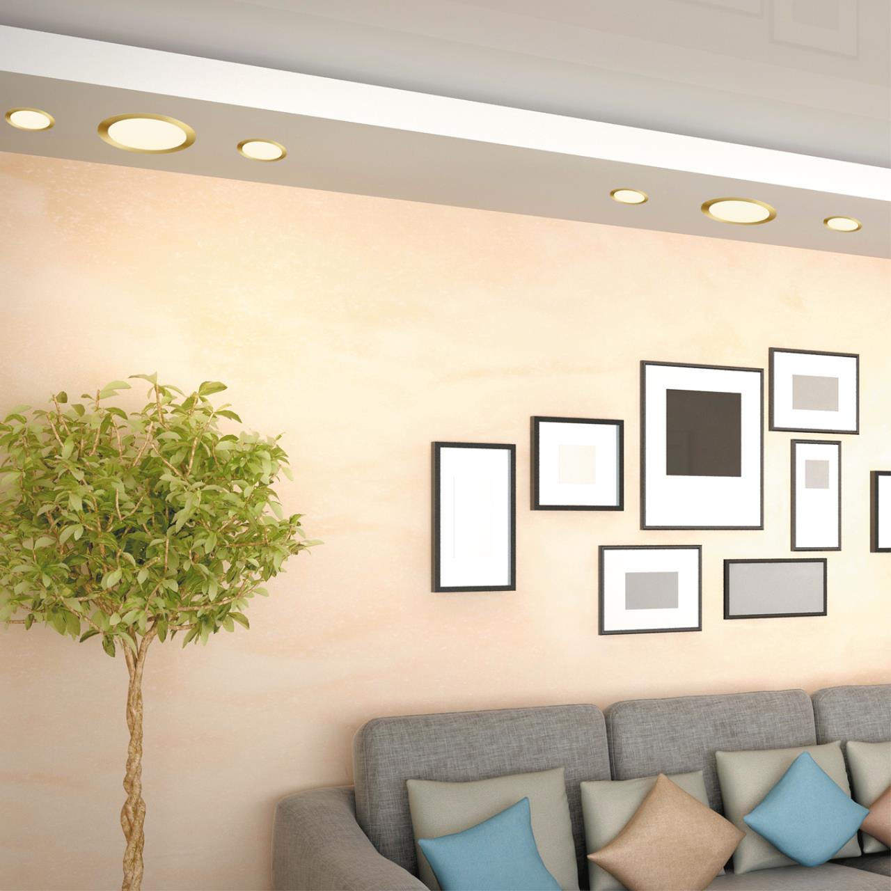 Светильник 12 см, 15W, 3000-6000K, Novotech Spot Lante 358953, бронза