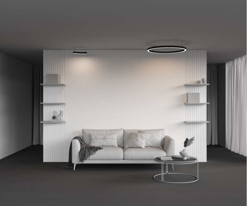 Радиусный профиль ALM-3535R-B-D-45°-0.8M 3,5*3,5*32,79 см, Maytoni Led Strip черный
