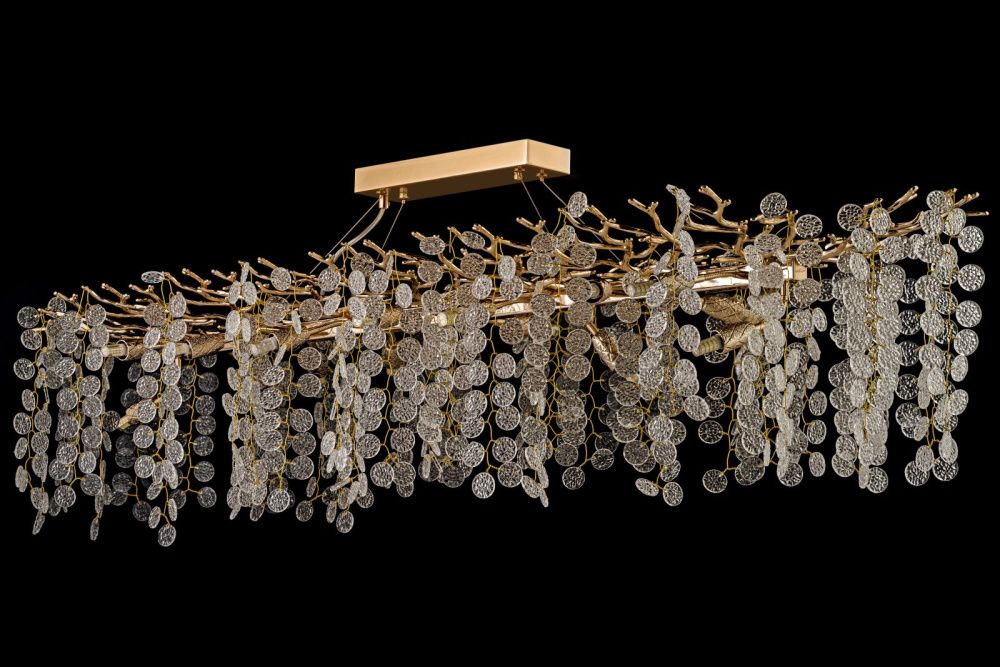 Люстра подвесная ** см, 16*G9*40W, Dio D`arte Tavenna Gold Tavenna H 1.5.150x48.102 G, золотой