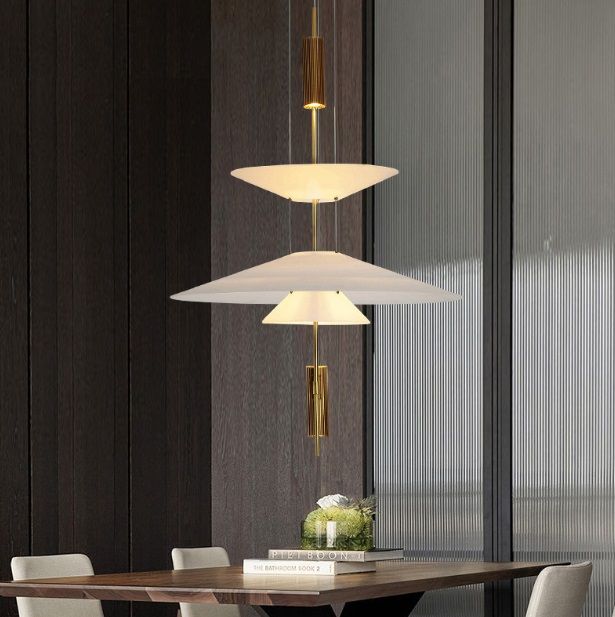 Светильник подвесной ElegantLight DZN-8305 BRONZE/БРОНЗА D360+680+360/H1200/3/LED/9W LUCEISOLA 22-10