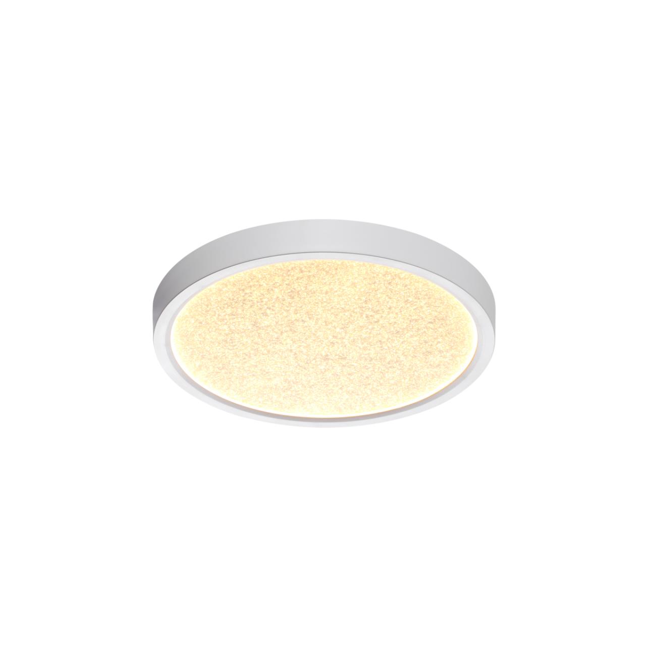 Cветильник 23*2,5 см, LED 18W, 3000/4000 К, IP40, белый, пластик Sonex Omega White, 7661/18L