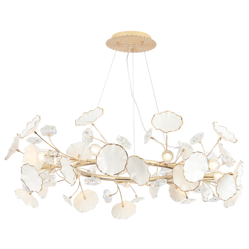 Светильник 82 см, Crystal Lux MARGO SP9R, золото