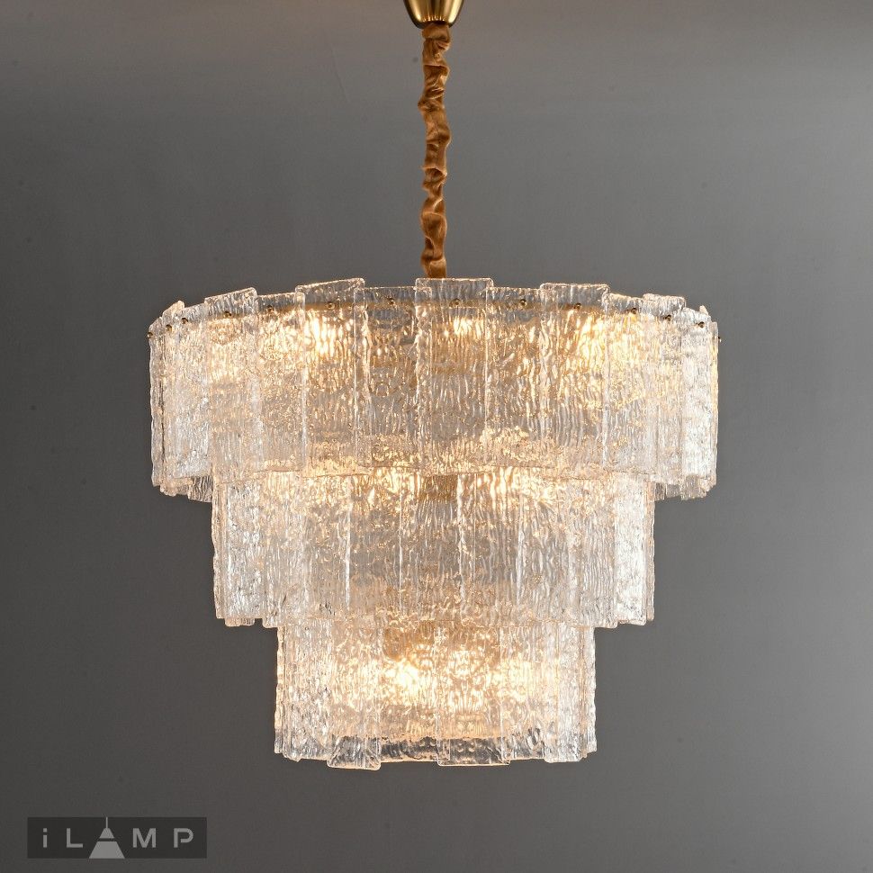 Подвесной светильник 80*75-168 см, 18*Е14*1080W, K, iLamp Manhattan P6315-D800 BR, Латунь