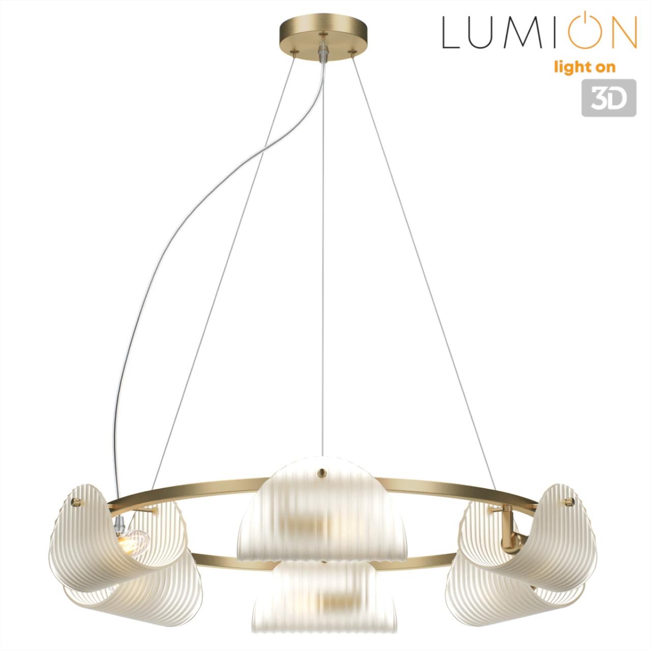 Люстра 70*124 см, 6*E14 Lumion Fioro 6571/6 медный